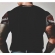CAMISA CAVEIRA JUSTICEIRO ESTAMPA FLAMES PLUS SIZE