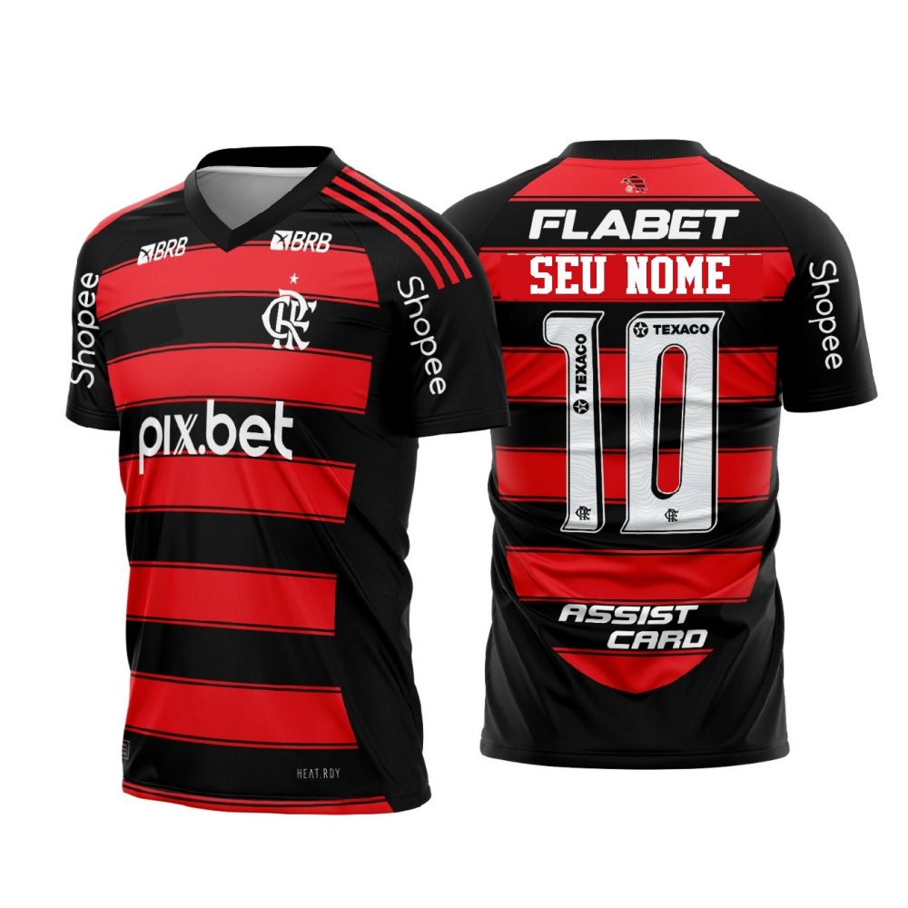CAMISA DO FLAMENGO PLUS SIZE G1 AO G18 PERSONALIZADA